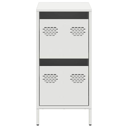vidaXL Sideboard White 35x39x73.5 cm Cold-rolled Steel 5