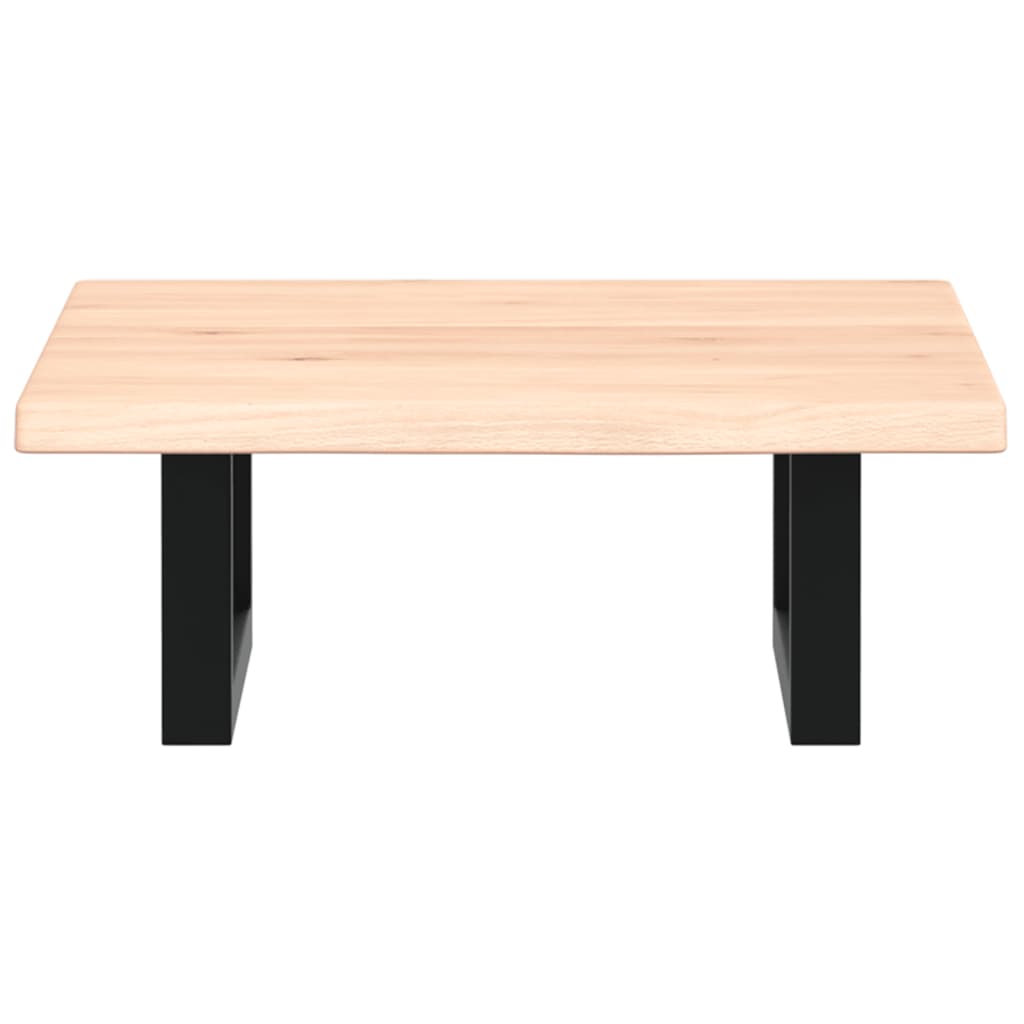 vidaXL Basin Shelf Wall Mounted Steel and Solid Wood Oak 4