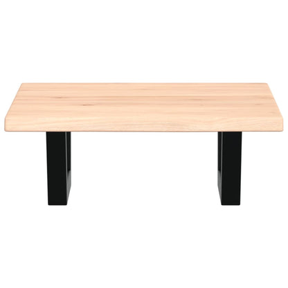 vidaXL Basin Shelf Wall Mounted Steel and Solid Wood Oak 4
