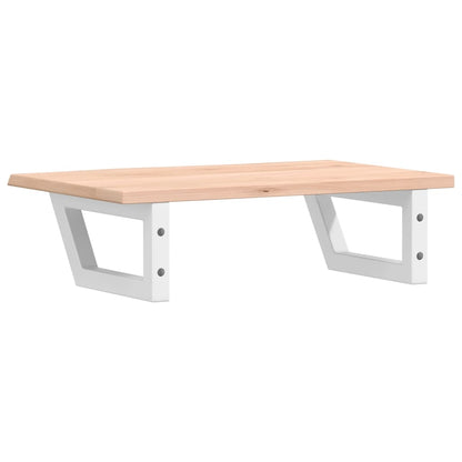 vidaXL Basin Shelf Wall Mounted Steel and Solid Wood Oak 6