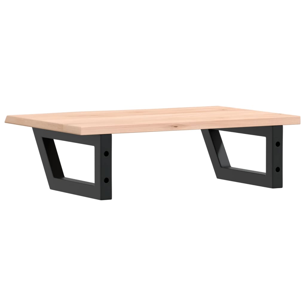 vidaXL Basin Shelf Wall Mounted Steel and Solid Wood Oak 6