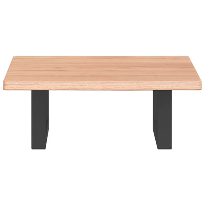 vidaXL Basin Shelf Wall Mounted Steel and Solid Wood Oak 4