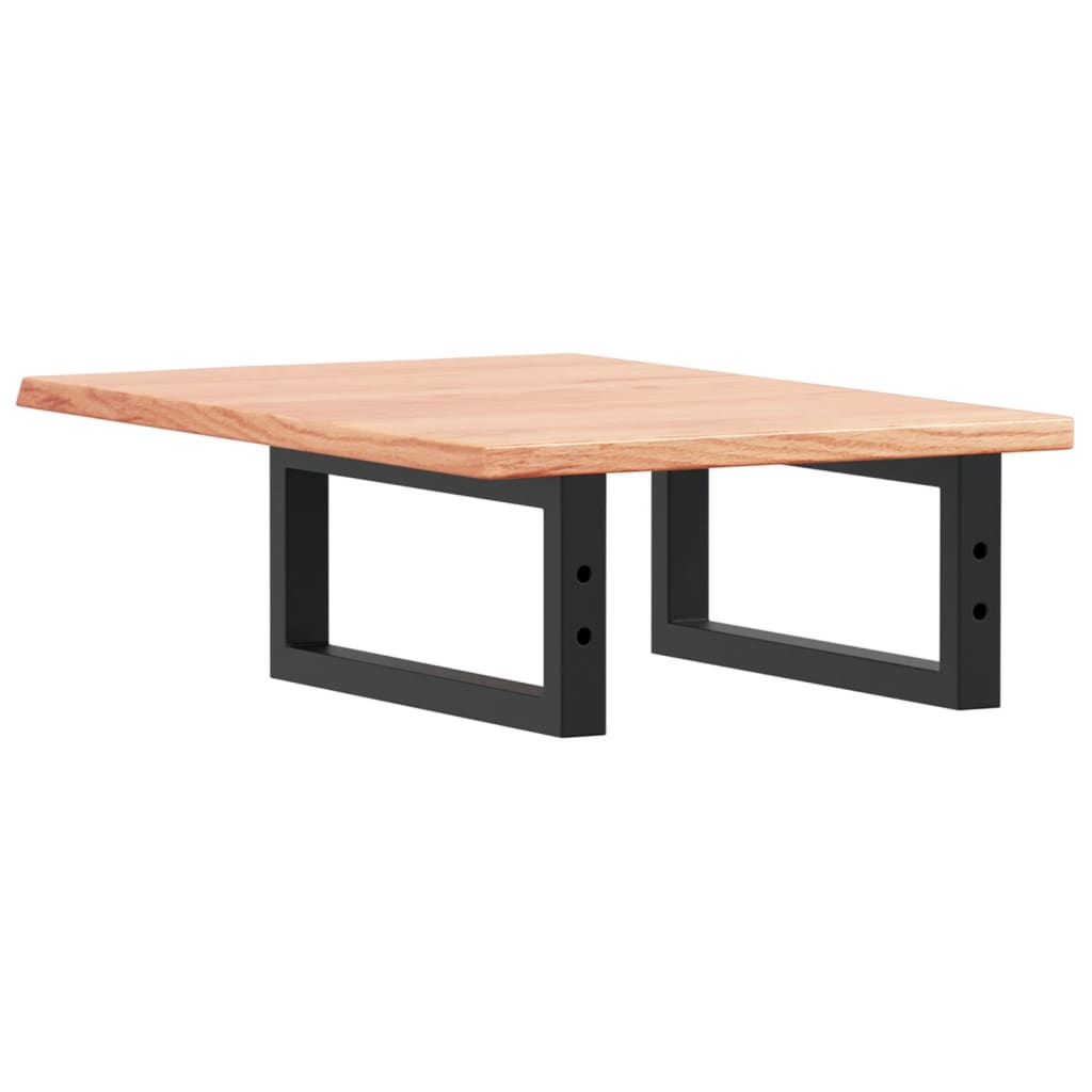 vidaXL Basin Shelf Wall Mounted Steel and Solid Wood Oak 6
