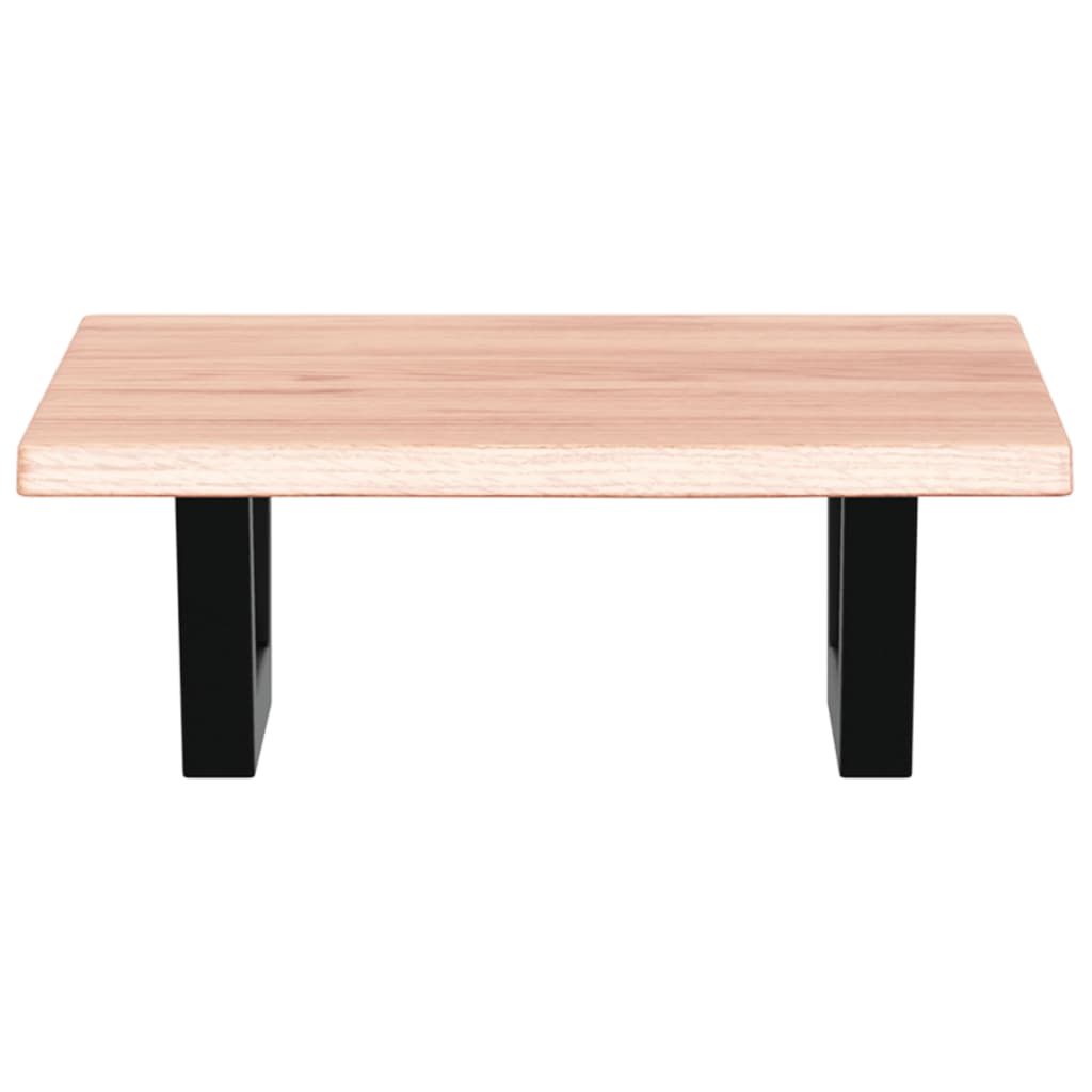 vidaXL Basin Shelf Wall Mounted Steel and Solid Wood Oak 4