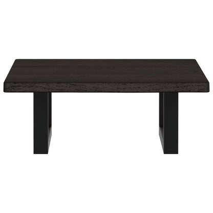 vidaXL Basin Shelf Wall Mounted Steel and Solid Wood Oak 4