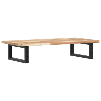 vidaXL Basin Shelf Wall Mounted Steel and Solid Wood Acacia 6