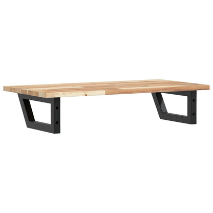 vidaXL Basin Shelf Wall Mounted Steel and Solid Wood Acacia 6