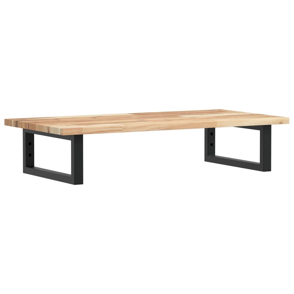 vidaXL Basin Shelf Wall Mounted Steel and Solid Wood Acacia 2