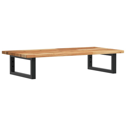 vidaXL Basin Shelf Wall Mounted Steel and Solid Wood Acacia 2