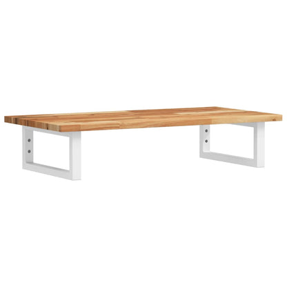 vidaXL Basin Shelf Wall Mounted Steel and Solid Wood Acacia 2