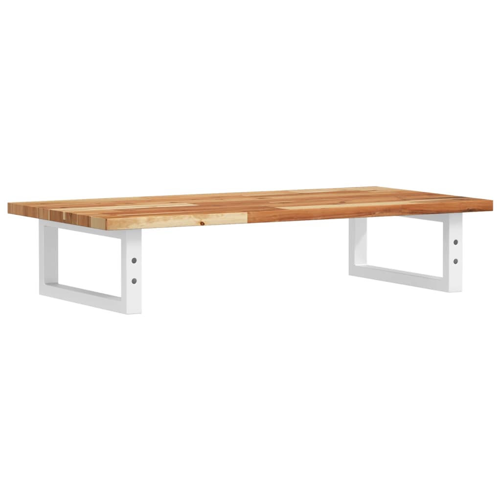 vidaXL Basin Shelf Wall Mounted Steel and Solid Wood Acacia 6