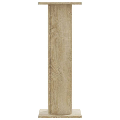 vidaXL Speaker Stands 2 pcs Sonoma Oak 30x30x80 cm Engineered Wood 3