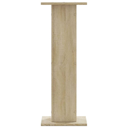 vidaXL Speaker Stands 2 pcs Sonoma Oak 30x30x80 cm Engineered Wood 5