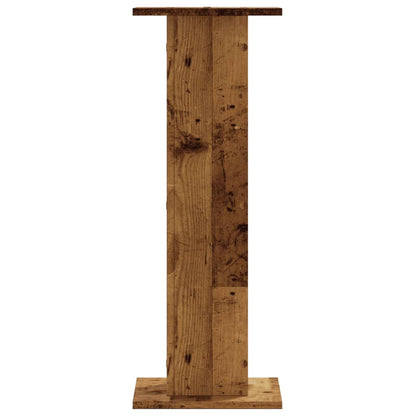 vidaXL Speaker Stands 2 pcs Old Wood 30x30x80 cm Engineered Wood 5