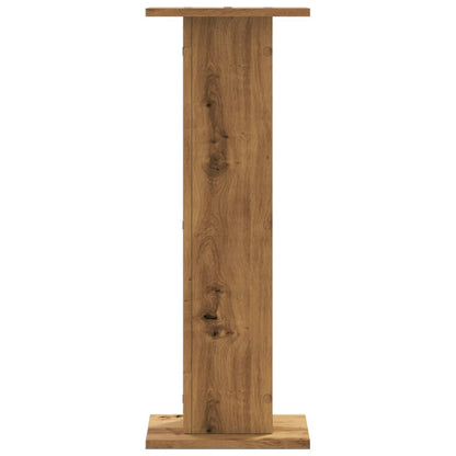 vidaXL Speaker Stands 2 pcs Artisan Oak 30x30x80 cm Engineered Wood 3