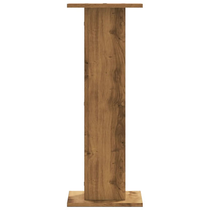 vidaXL Speaker Stands 2 pcs Artisan Oak 30x30x80 cm Engineered Wood 5