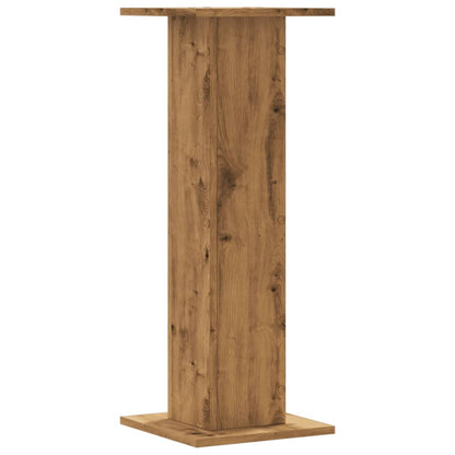 vidaXL Speaker Stands 2 pcs Artisan Oak 30x30x80 cm Engineered Wood 4