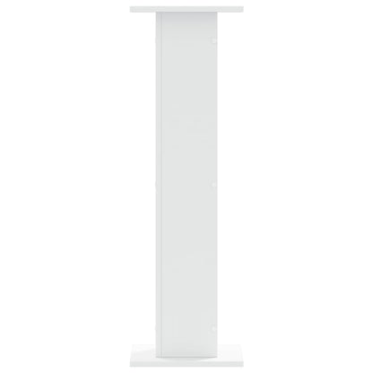 vidaXL Speaker Stands 2 pcs White 30x30x95 cm Engineered Wood 3