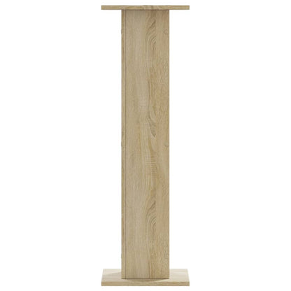 vidaXL Speaker Stands 2 pcs Sonoma Oak 30x30x95 cm Engineered Wood 5