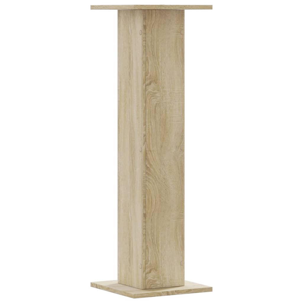 vidaXL Speaker Stands 2 pcs Sonoma Oak 30x30x95 cm Engineered Wood 4