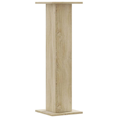 vidaXL Speaker Stands 2 pcs Sonoma Oak 30x30x95 cm Engineered Wood 4