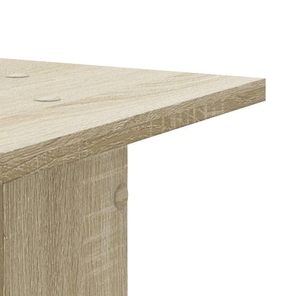vidaXL Speaker Stands 2 pcs Sonoma Oak 30x30x95 cm Engineered Wood 6