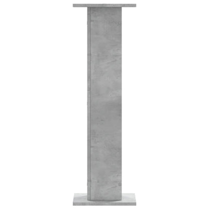 vidaXL Speaker Stands 2 pcs Concrete Grey 30x30x95 cm Engineered Wood 3