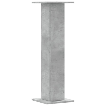 vidaXL Speaker Stands 2 pcs Concrete Grey 30x30x95 cm Engineered Wood 4