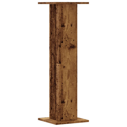 vidaXL Speaker Stands 2 pcs Old Wood 30x30x95 cm Engineered Wood 4