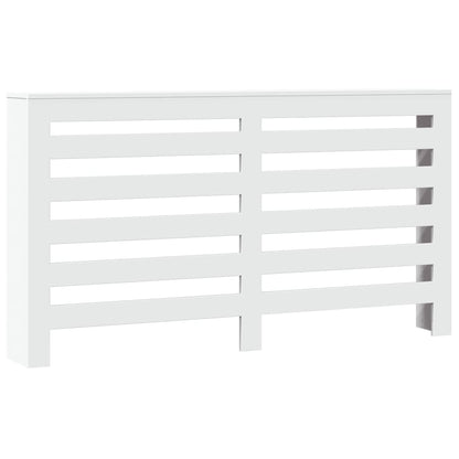 vidaXL Radiator Cover White 149 x 20 x 82 cm Engineered Wood 2
