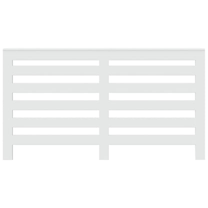 vidaXL Radiator Cover White 149 x 20 x 82 cm Engineered Wood 3
