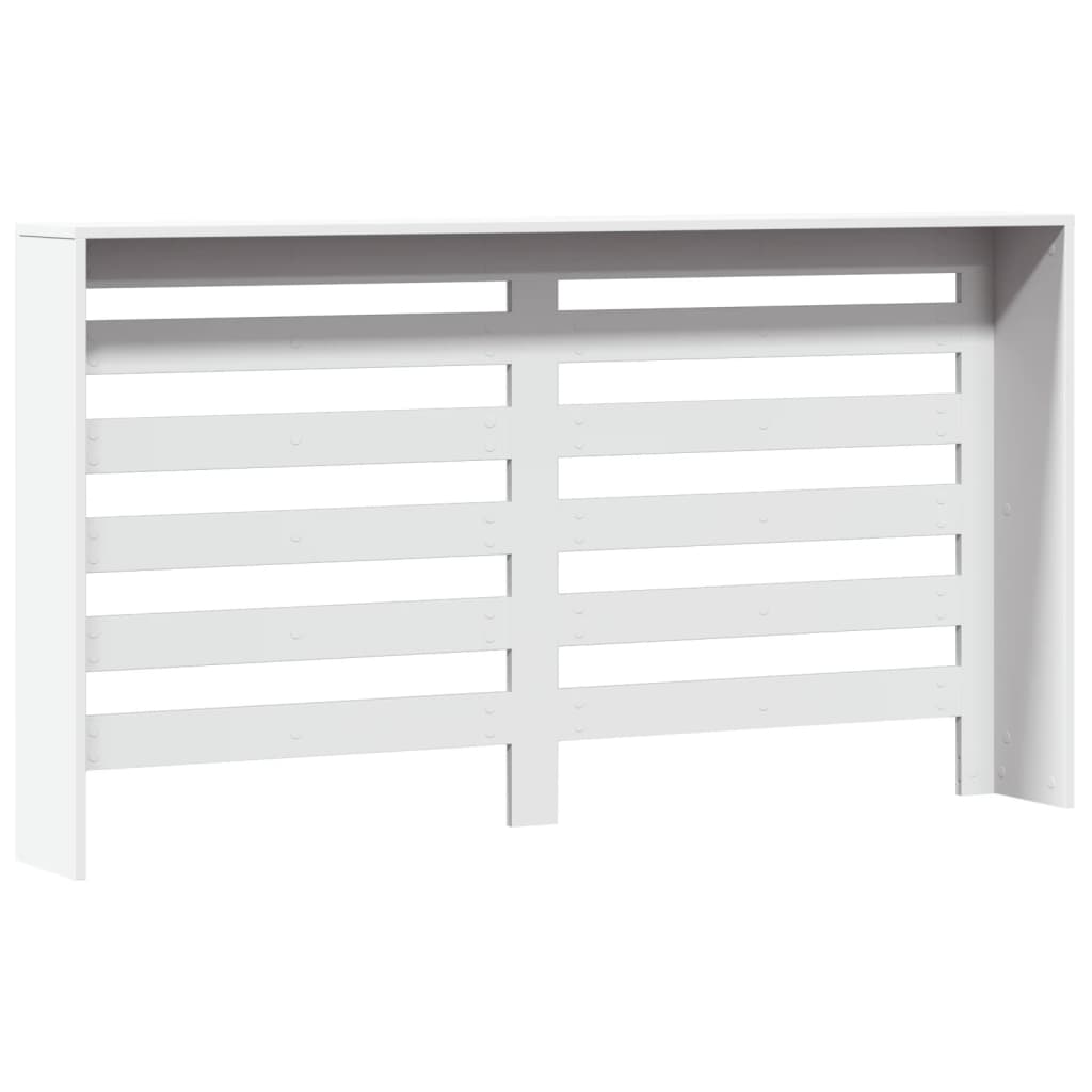vidaXL Radiator Cover White 149 x 20 x 82 cm Engineered Wood 4