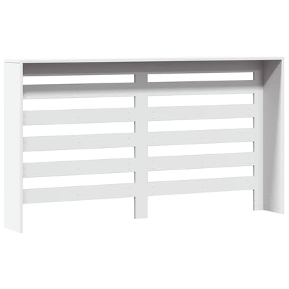 vidaXL Radiator Cover White 149 x 20 x 82 cm Engineered Wood 4