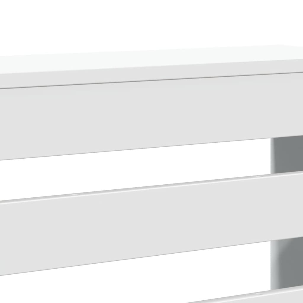 vidaXL Radiator Cover White 175 x 20 x 82 cm Engineered Wood 6