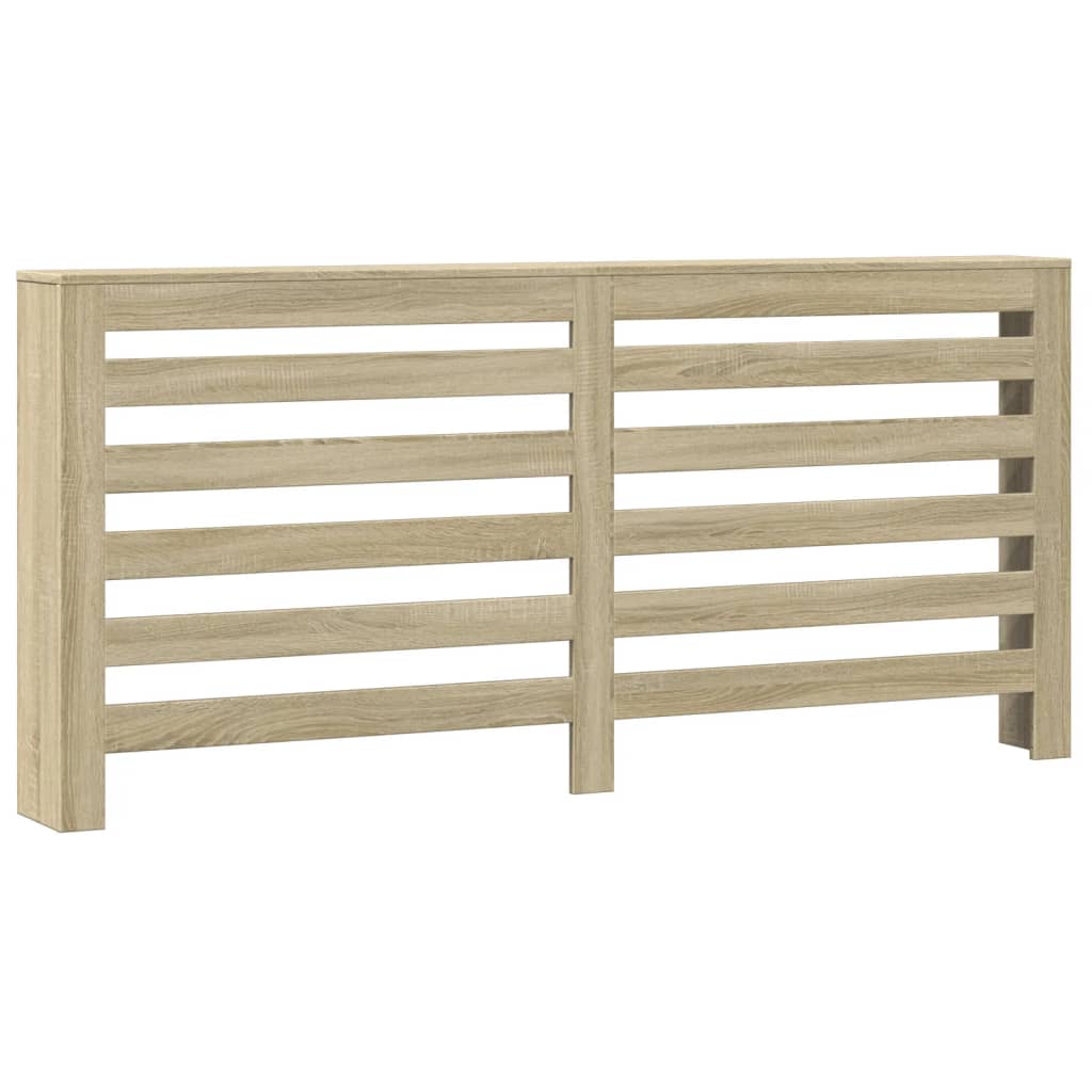 vidaXL Radiator Cover Sonoma Oak 175 x 20 x 82 cm Engineered Wood 2
