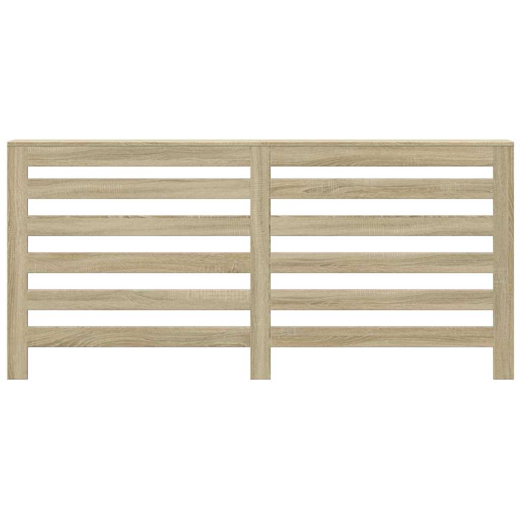 vidaXL Radiator Cover Sonoma Oak 175 x 20 x 82 cm Engineered Wood 3
