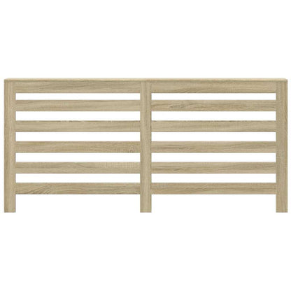 vidaXL Radiator Cover Sonoma Oak 175 x 20 x 82 cm Engineered Wood 3