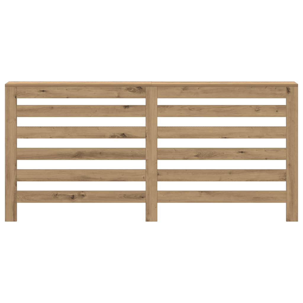 vidaXL Radiator Cover Oak 175 x 20 x 82 cm Engineered Wood 3