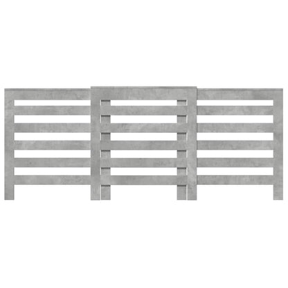 vidaXL Radiator Cover Concrete Grey 205 x 21.5 x 83.5 cm 3