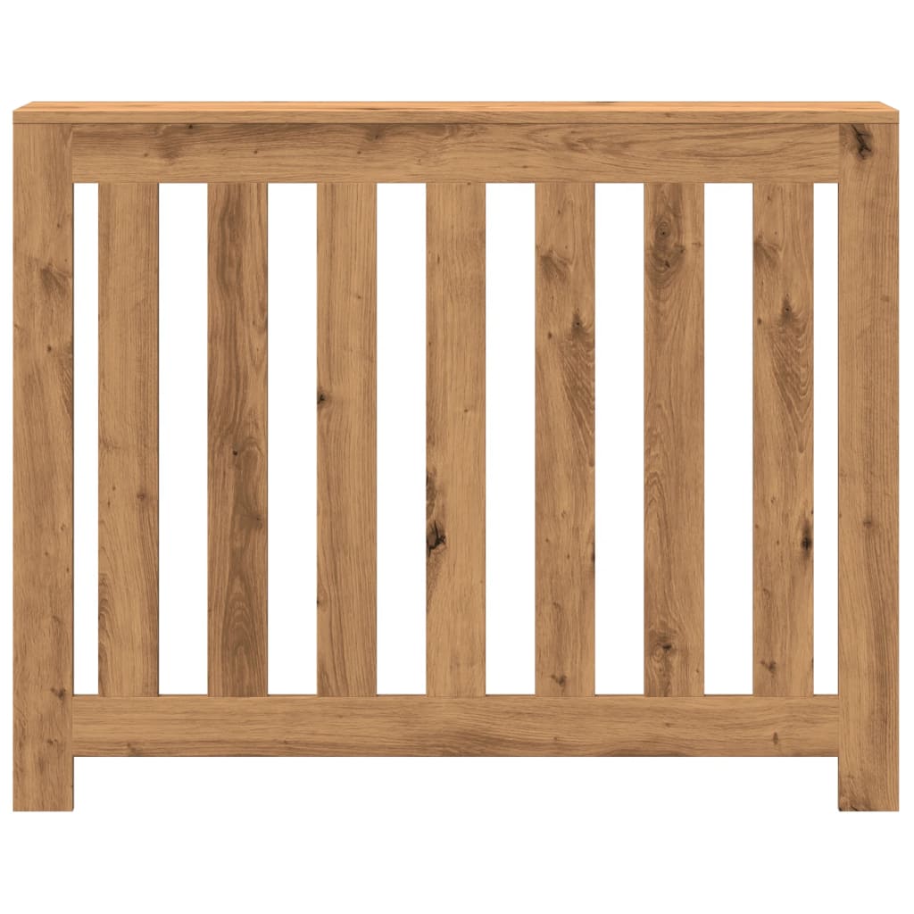 vidaXL Radiator Cover Oak Engineered Wood 3