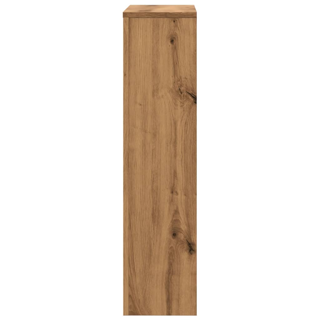 vidaXL Radiator Cover Oak Engineered Wood 5