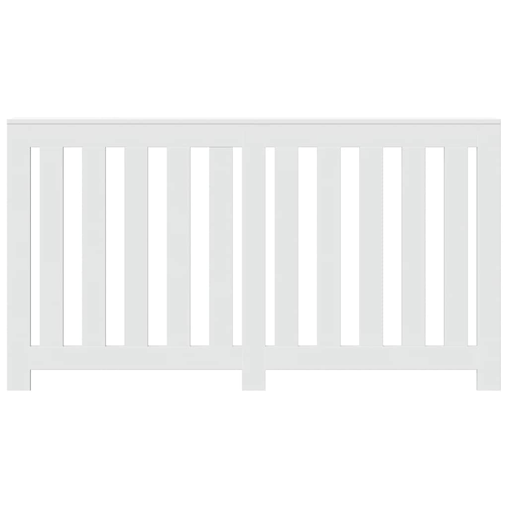 vidaXL Radiator Cover White 149 x 20 x 82 cm Engineered Wood 3