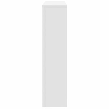 vidaXL Radiator Cover White 149 x 20 x 82 cm Engineered Wood 5