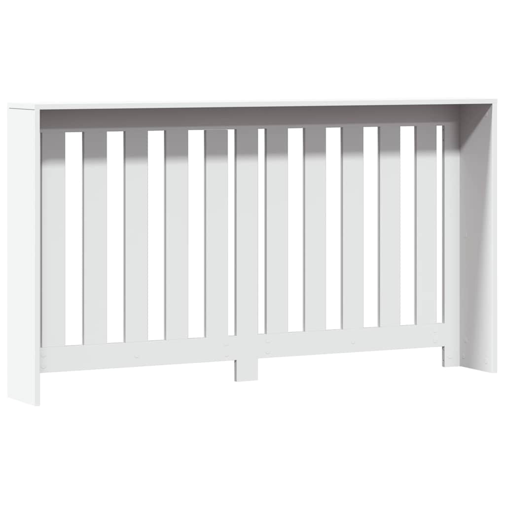 vidaXL Radiator Cover White 149 x 20 x 82 cm Engineered Wood 4