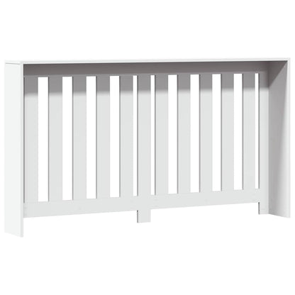 vidaXL Radiator Cover White 149 x 20 x 82 cm Engineered Wood 4
