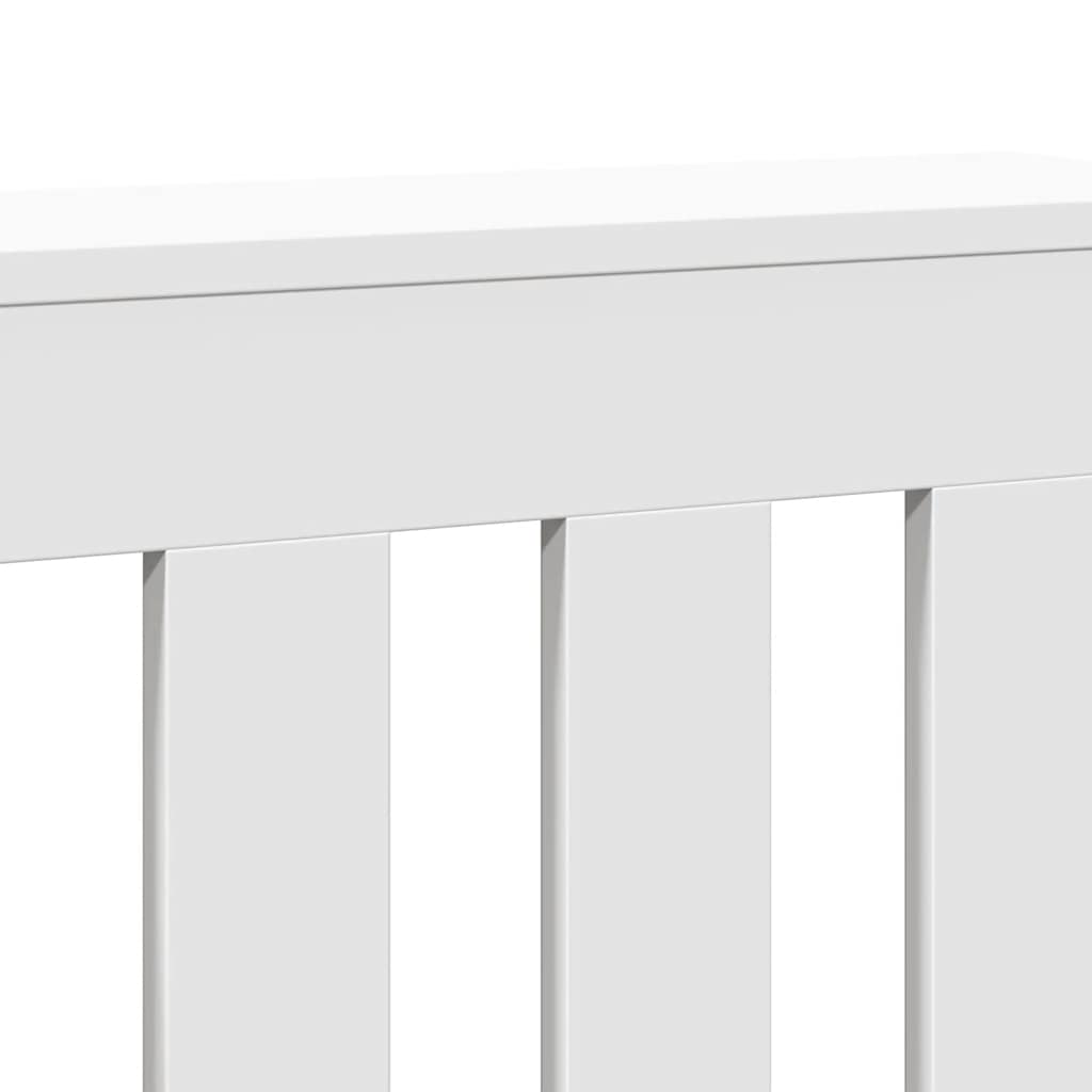 vidaXL Radiator Cover White 149 x 20 x 82 cm Engineered Wood 6