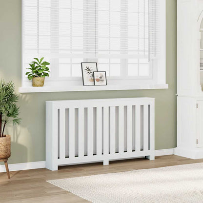 vidaXL Radiator Cover White 149 x 20 x 82 cm Engineered Wood 1