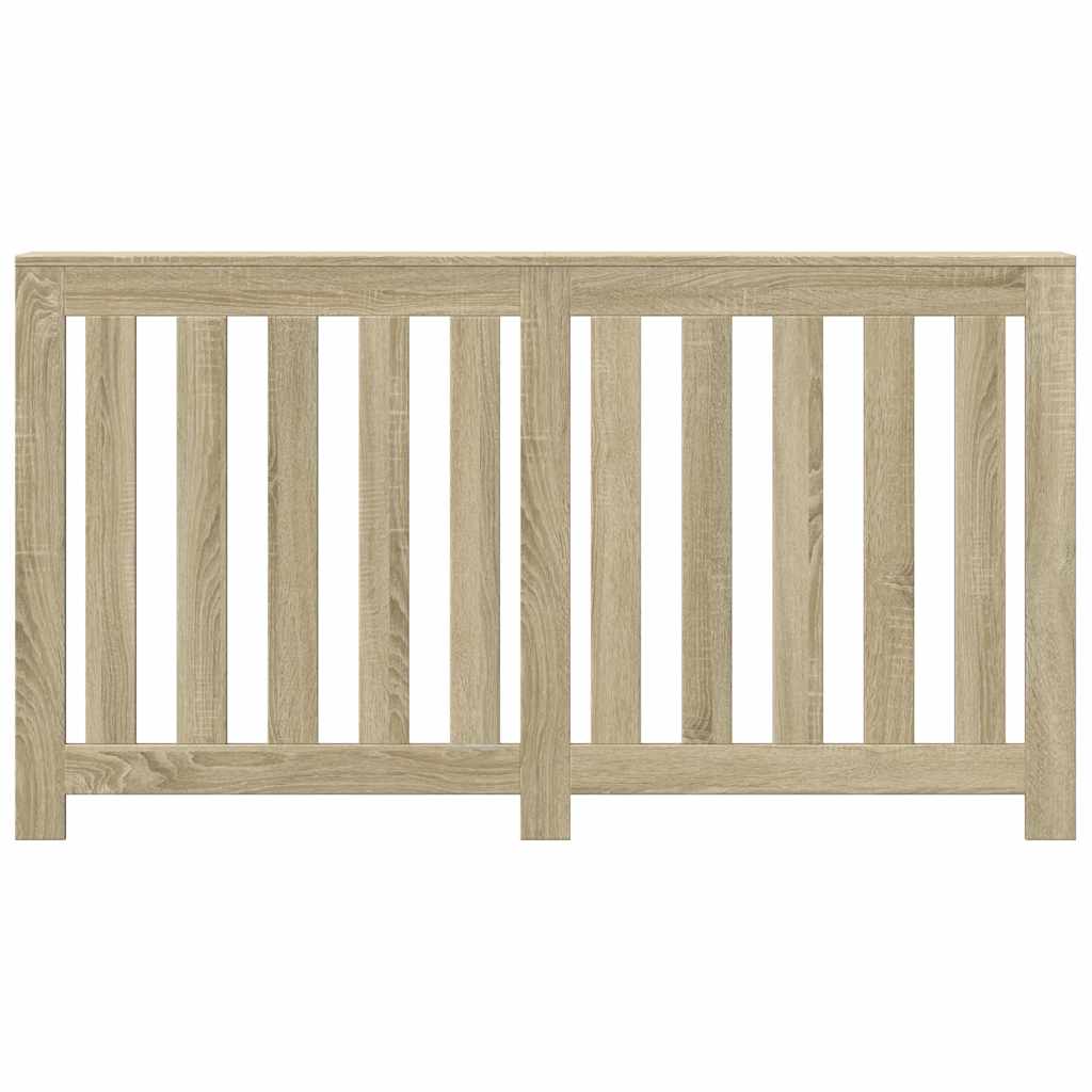 Radiator Cover 149x20x82 cm Engineered Wood Depth 20 cm Vertical slats Width 149 cm Sonoma oak