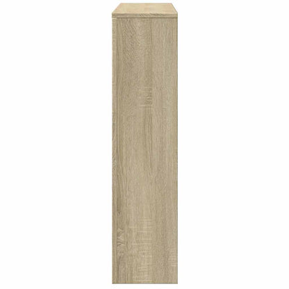 vidaXL Radiator Cover Sonoma Oak 149x20x82 cm Engineered Wood 4
