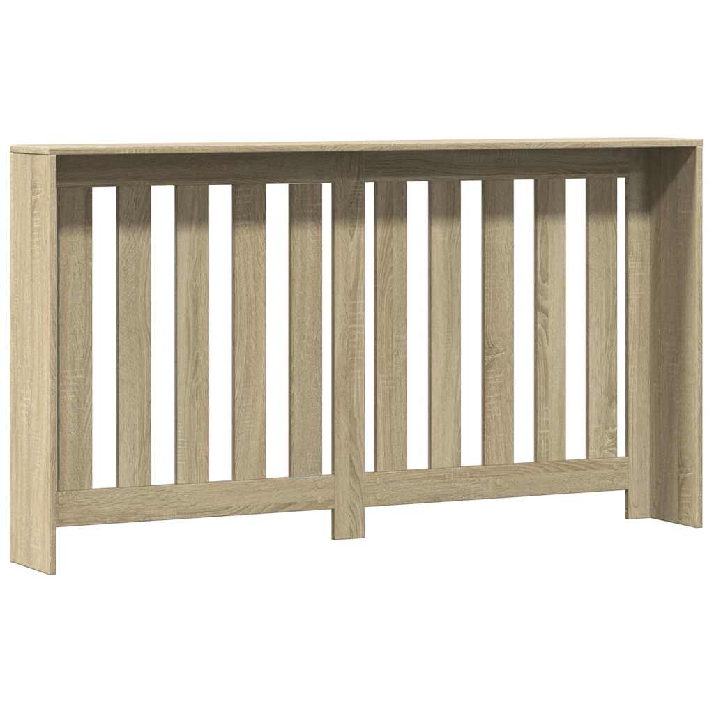 vidaXL Radiator Cover Sonoma Oak 149x20x82 cm Engineered Wood 5